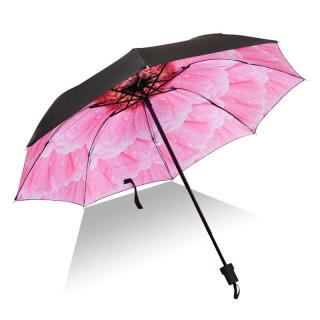 Men Women Sun Rain Umbrella UV Protection Windproof Folding Compact Ou_1